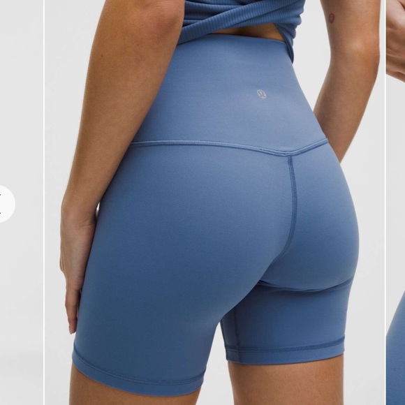 NWT Lululemon Align High-Rise Short 6" Washed Denim Size 12 - Picture 8 of 9